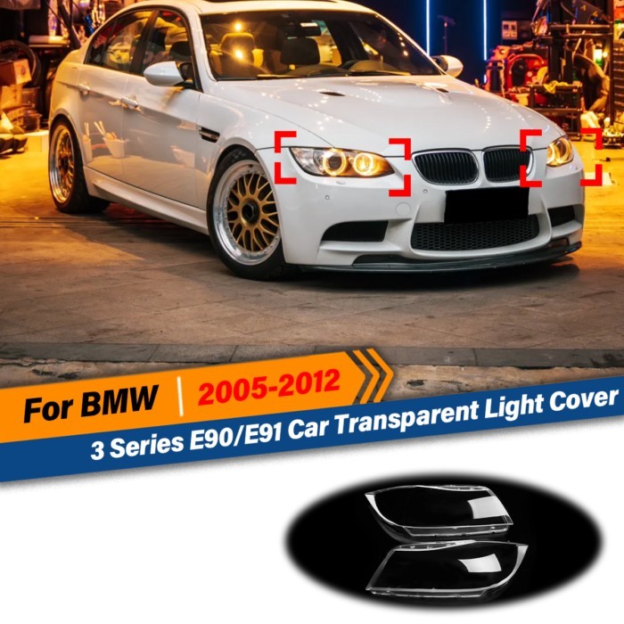 For Bmw 3 E90 Sedan/E91 2005 2006 2007 2008 2009 2010 2011 2012 Touring Xenon Car Headlamps Transpa