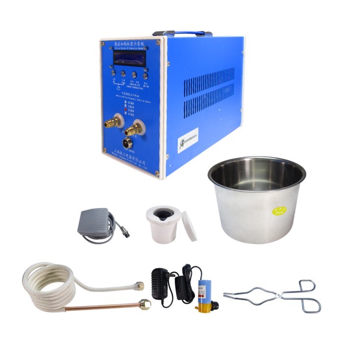 3000W High-frequency Induction Heating Machine ZVS Induction Heater Silver Gold Melting Furnace 220