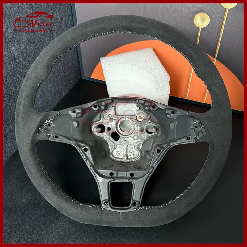 Fibre de Carbone group avec Cuir, pour for VW Volkswagen Golf 7 MK7  Volant de sport en cuir perfor