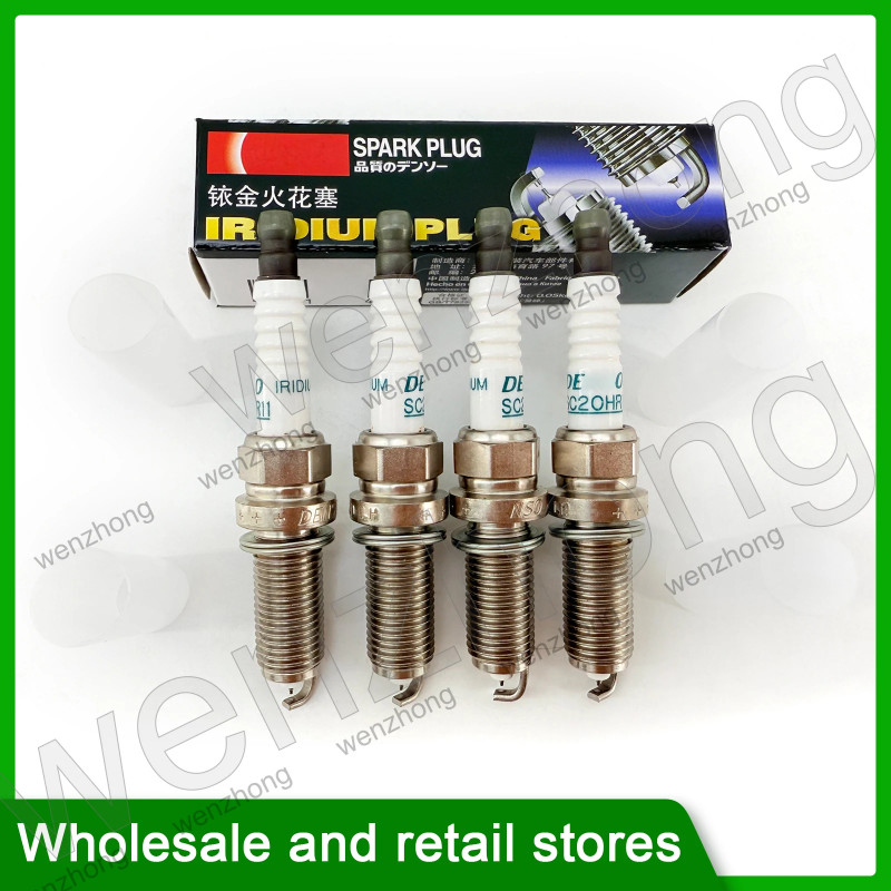 4 Pcs SC20HR11 3444 Spark Plugs Fit For Toyota Lexus 90919-01253 SC20HR11-3444