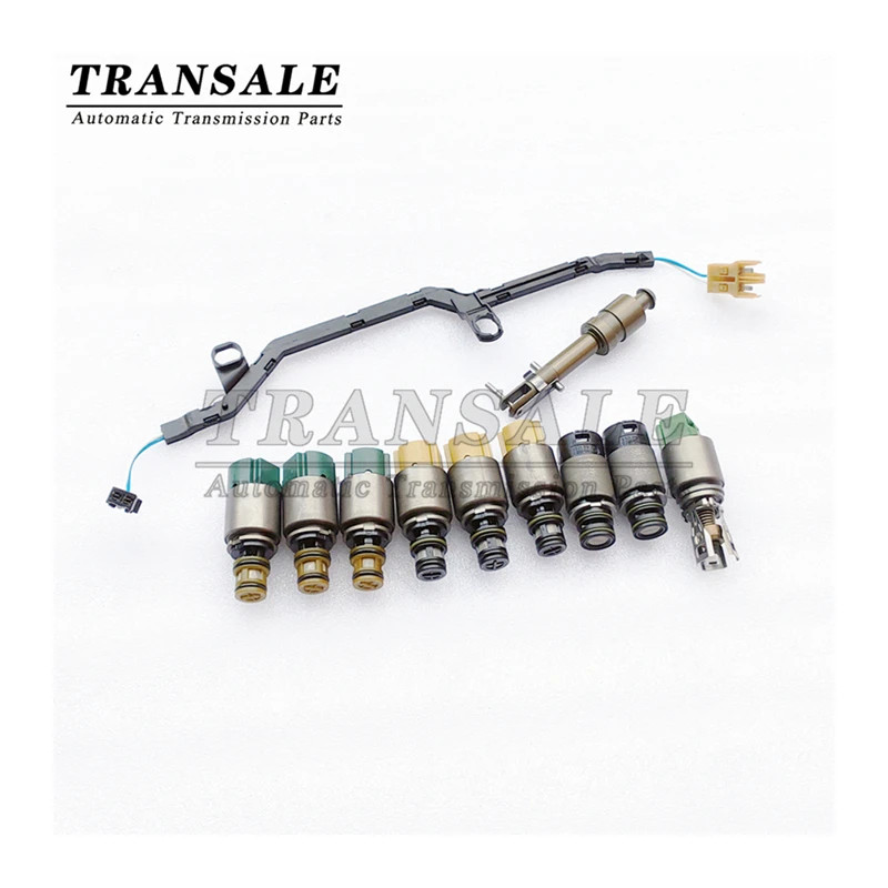 Original 9PCS ZF6HP19 6HP19 6HP26 6HP32 1068298043 OEM Transmission Solenoid Kit With Harness for B