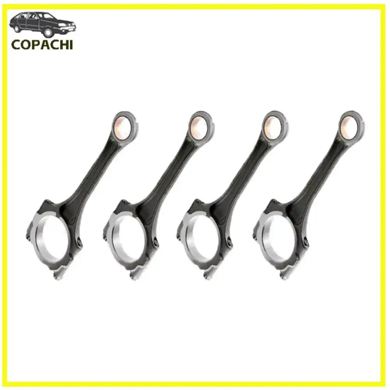 4PCS Connecting Rods 13201-29177 For 1998-2008 Toyota Corolla Celica GT Prizm 1.8L 1ZZFE Engine Car