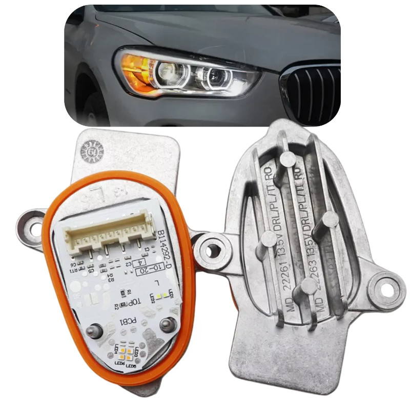 F48 F49 AUTO LED Angel Eyes Daytime Running Light DRL Control Module for BMW X1 63119477821 6311947