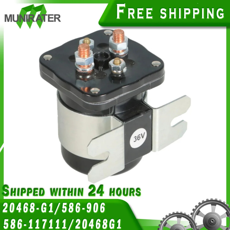 36V 4 Terminal Golf Cart Starter Solenoid Replacement for Club Car DS EZGO Yamaha Electric 1988-200