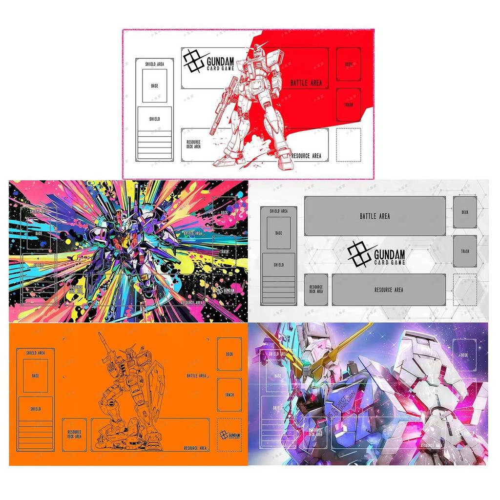 5 รุ่น 600X350X2Mm Diy Gundamed Card Battle Mat Gcg ผู้เล่นเดี่ยวเกมกระดานการ์ด Battle Card Pad อะนิ