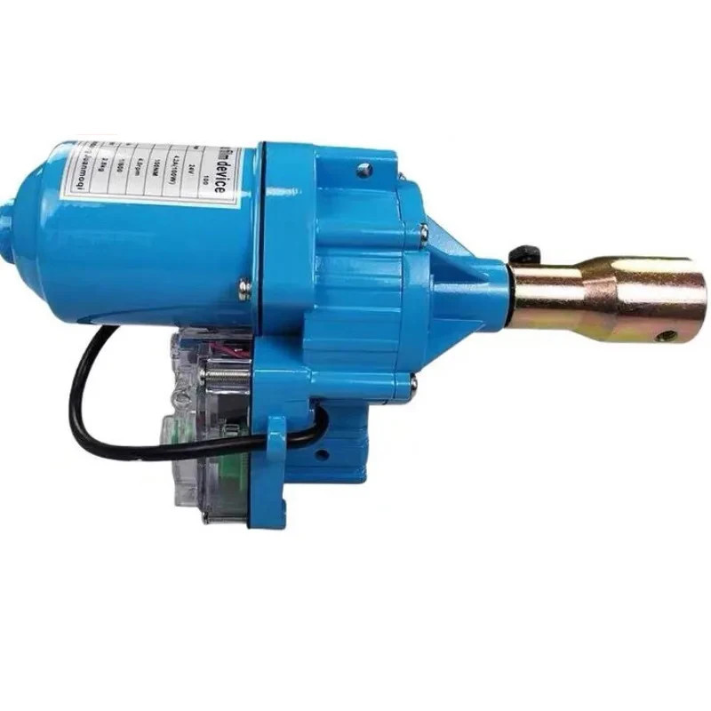 100W Rolled Electric Motor, Rolled Greenhouse Plastic Film, Electric Wind Film Machine, Dc24V Venti