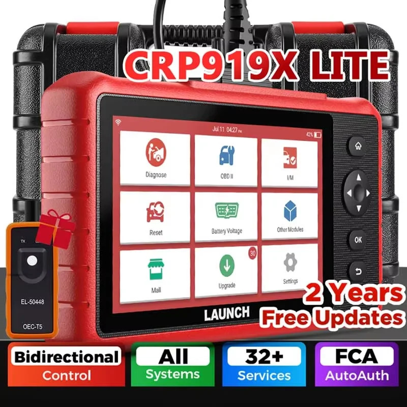 LAUNCH X431 CRP919X Lite Car Diagnostic Tool OBD2 Scanner Automotive Scanner Auto Scan Diagnosis 20