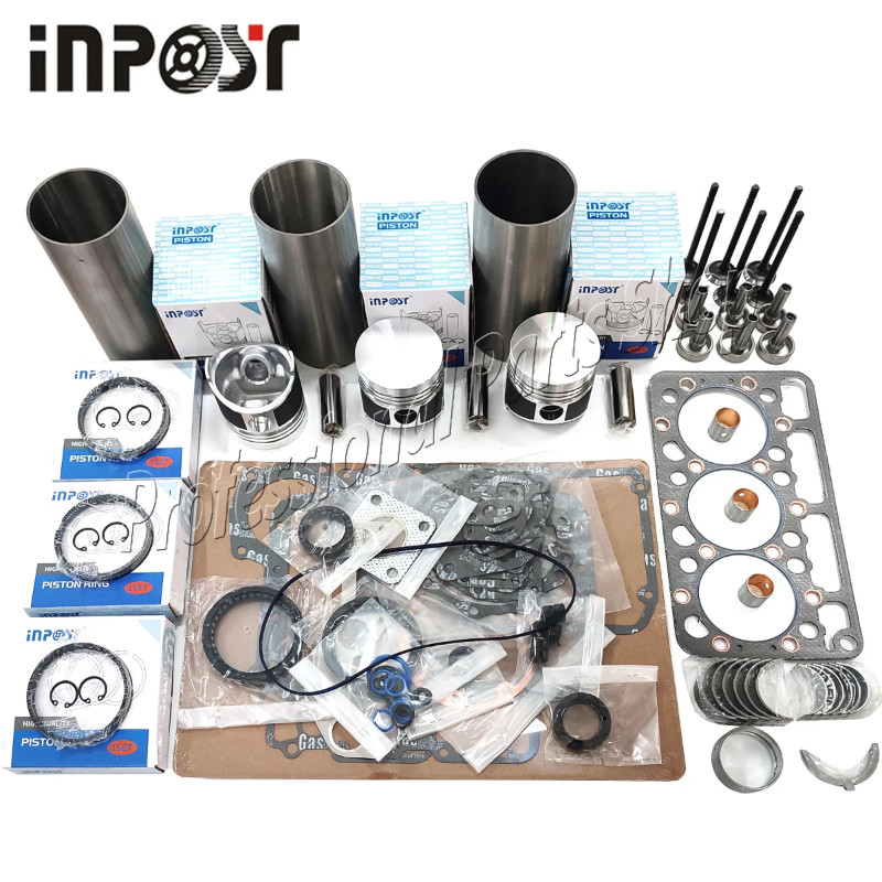 D950 Overhaul Rebuild Kit For Kubota Engine B7200D B1750D B8200E F2100 Tractor