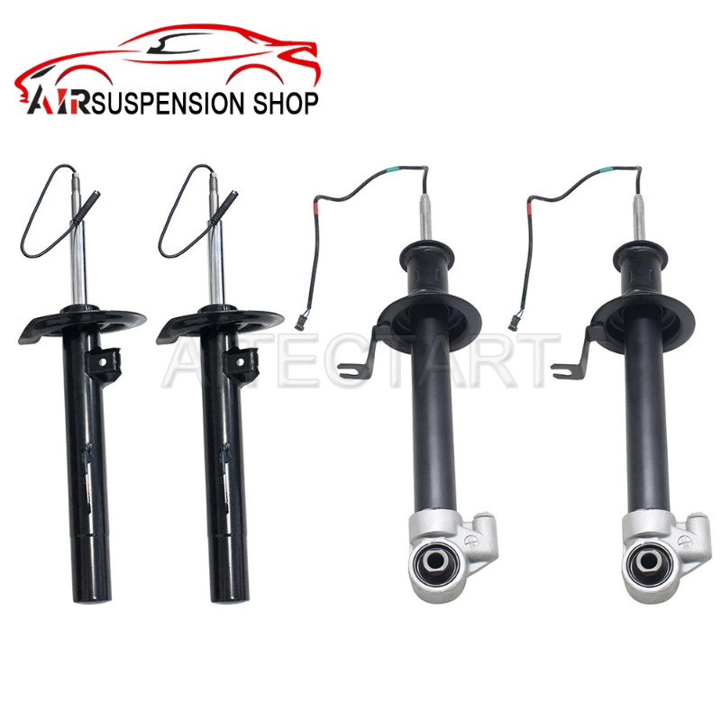 For BMW 7-Series E38 740i 740iL 750iL w/ EDC Front Rear Shock Absorber 4pcs, OEM 31311091503 313110