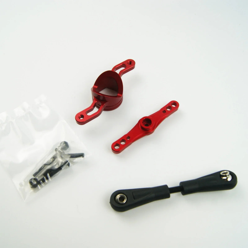 CNC Aluminum Push Pull Steering Kit Fit LOSI 5IVE-T 1.0 Rovan LT SLT  KM X2