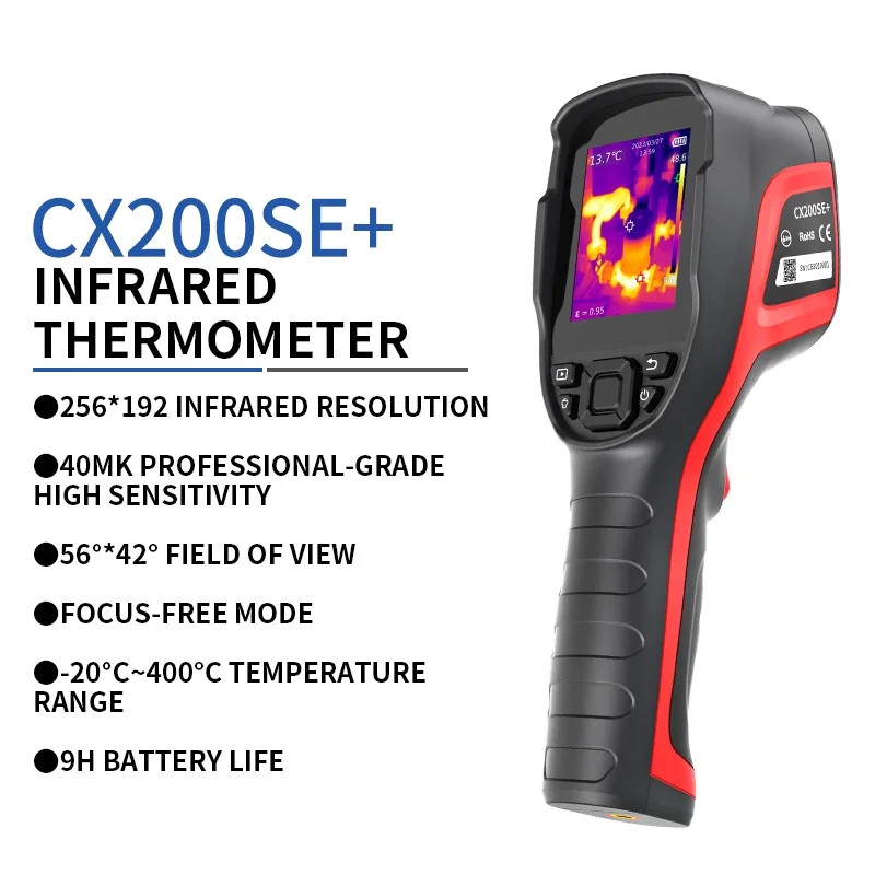 Thermal Imager 256*192 IR Resolution with 2MP Visual Camera Handheld Infrared Thermal Camera for Re