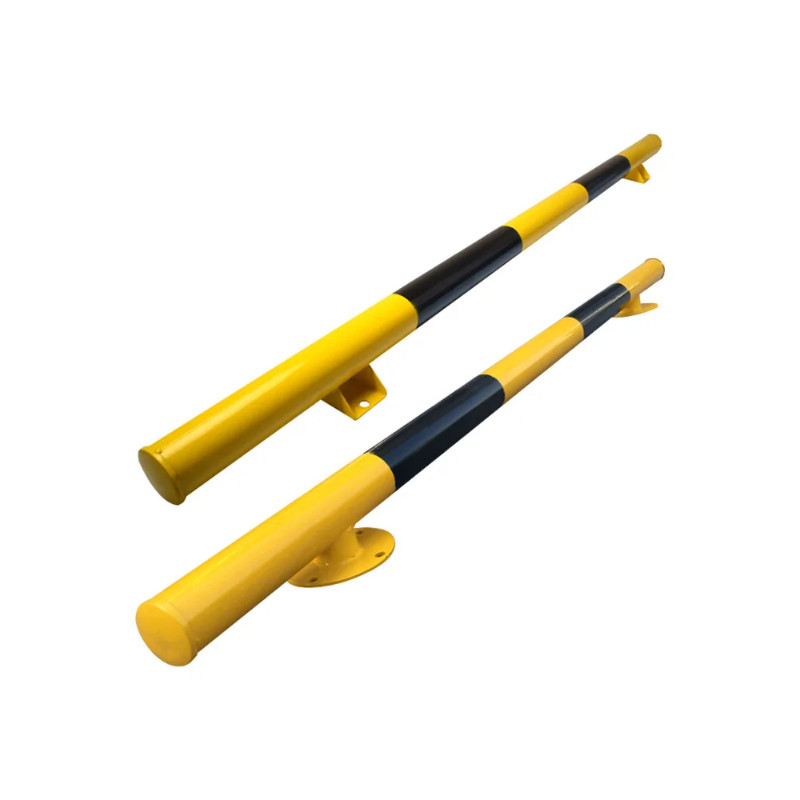 U-shaped steel pipe car stopper m-shaped anti-collision guardrail road parking pile