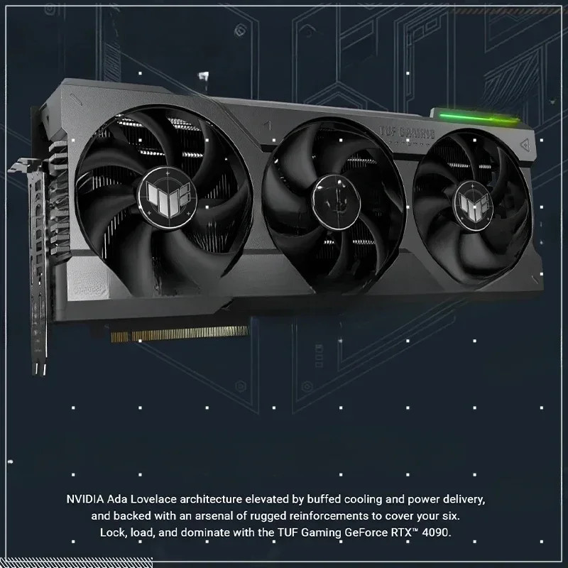 4090 Graphics ROG STRIX RTX4090 O24G GAMING GDDR6X 21000MHz 24GB 384Bit Support Motherboard HDCP Vi