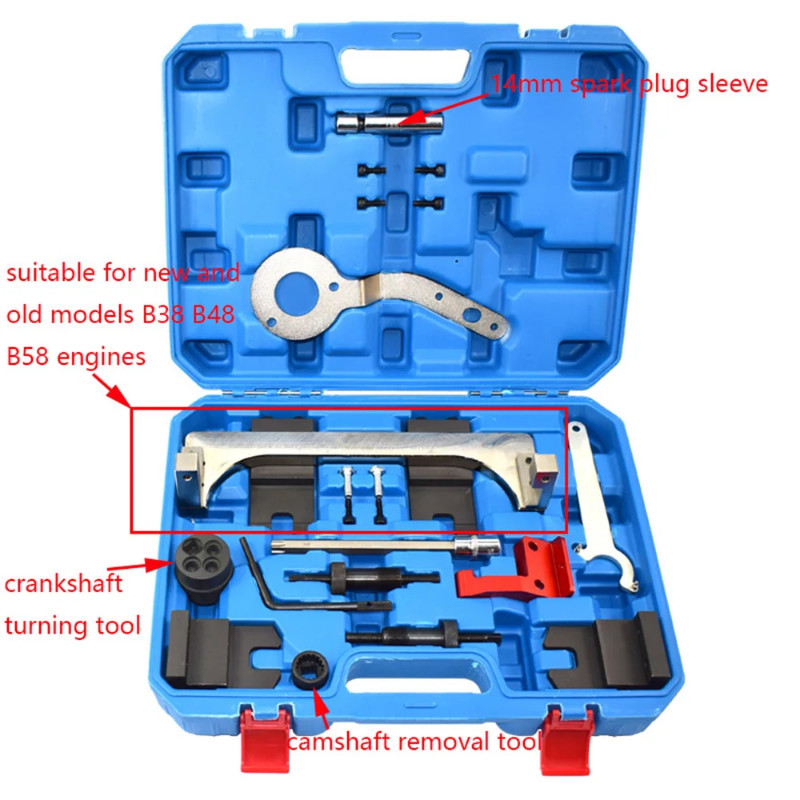 Camshaft Alignment Timing Tool Kit for BMW Mini B36 B37 B38 B46 B47 B48 B58 F20 F21 F30 F31 F48 F54