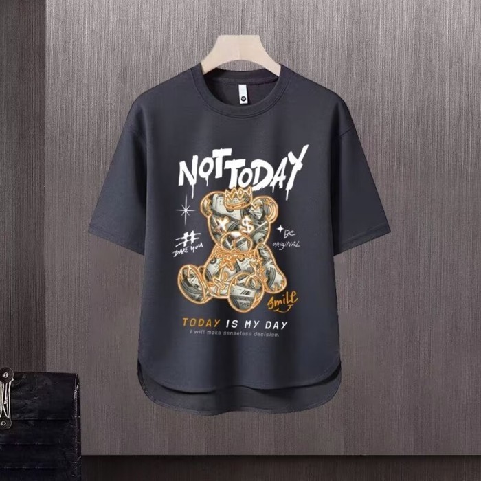 riley เสื้อยืดเสื้อยืด   คอกลม เสื้อยืดผู้ชายเท่ๆ tshirt  เสื้อแฟชั่น แขนสั้นผู้ชาย สตรีทแฟชั่น  เส