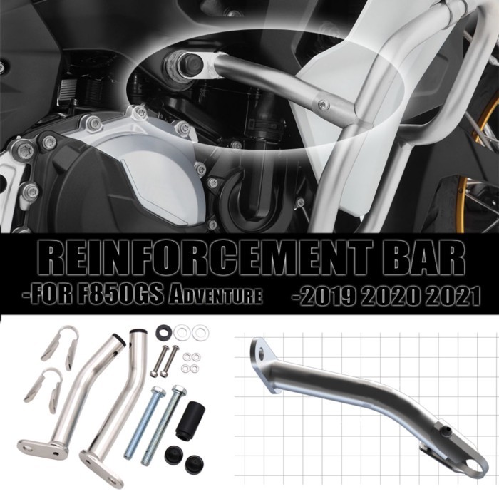 For BMW F 850 GS F850GS F850 GS ADV ADVENTURE 2019 - 2021 Motorcycle Reinforcement Crash Bar Engine