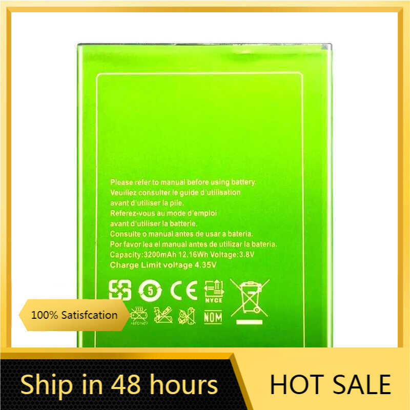 High-Capacity 3200mAh For Kingzone k1 K1 Turbo Pro Mobile Phone Battery Premium Replacement