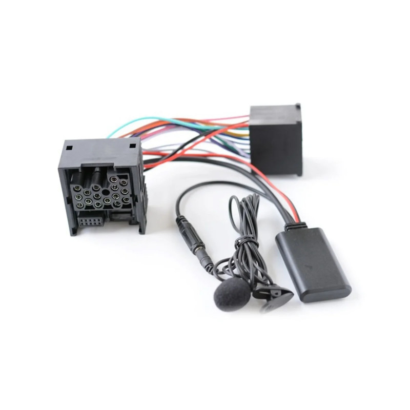 10Pin Stereo Bluetooth AUX Adapter Car Stereo Media Jack Compatible for BMW E46