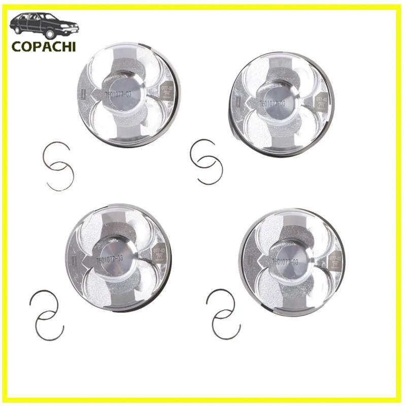 4pc PISTON & RING Set for MINI Cooper Countryman Paceman N13 N18 Engine 11257601181 WG1261177 87444