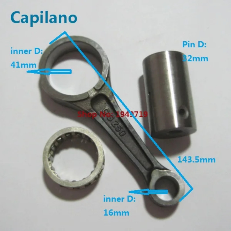 motorcycle CG250  ZS250 crankshaft crank rod /connecting rod / conrod for Honda 250cc CG 250 engine