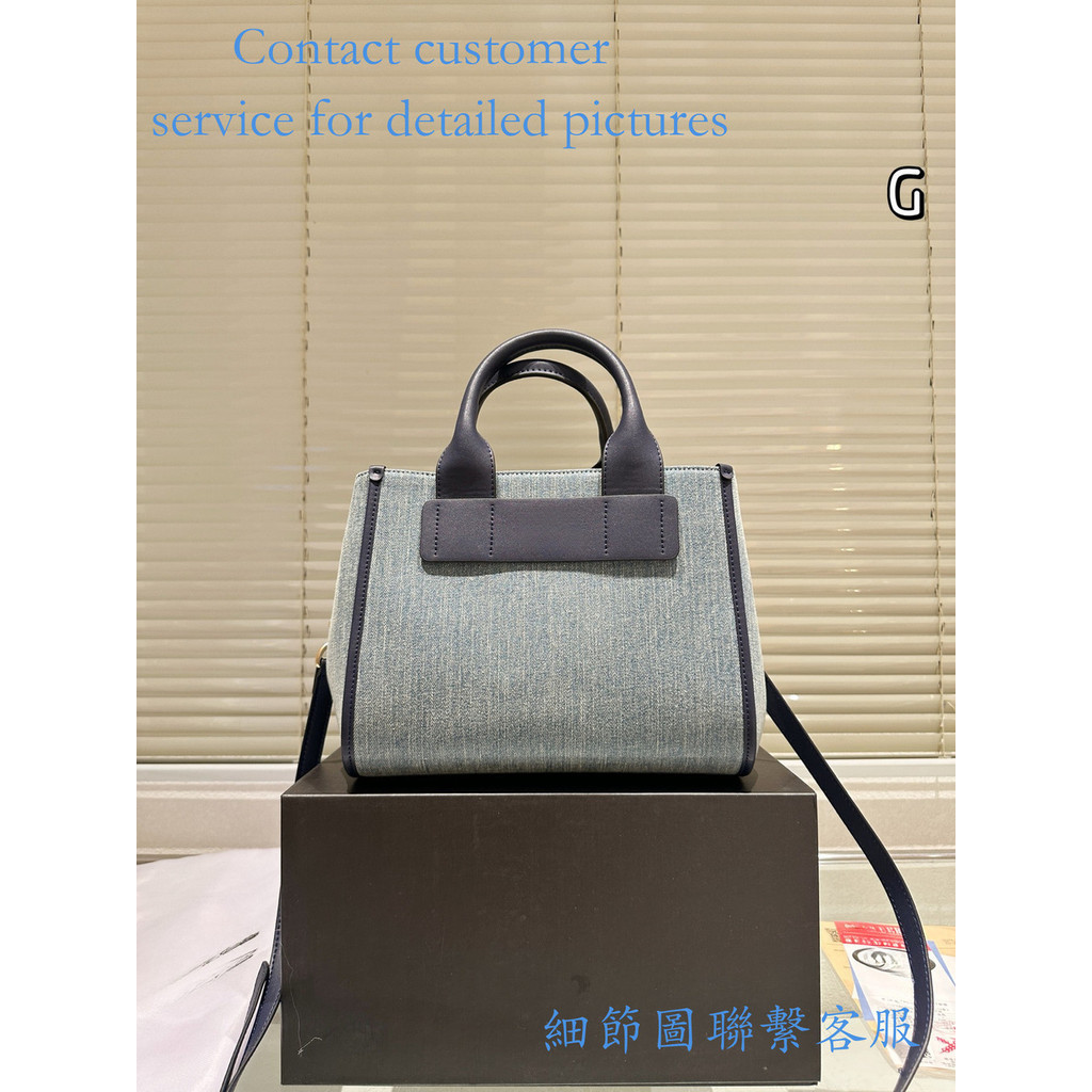 yuYu พร้อมกล่องพับ กระเป๋าโท้ทและメッセンเจอร์ขนาด 26*20 ซม.