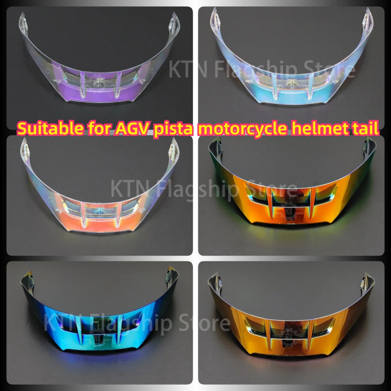 Applicable to AGV pista motorcycle helmet tail fin modification large rear air duct helmet tail spo