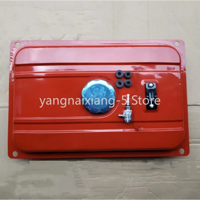 1set Red 2KW 3KW Generator Fuel Tank Fuel Tank Assembly 168F Gasoline Tank with Cover and A Full Se