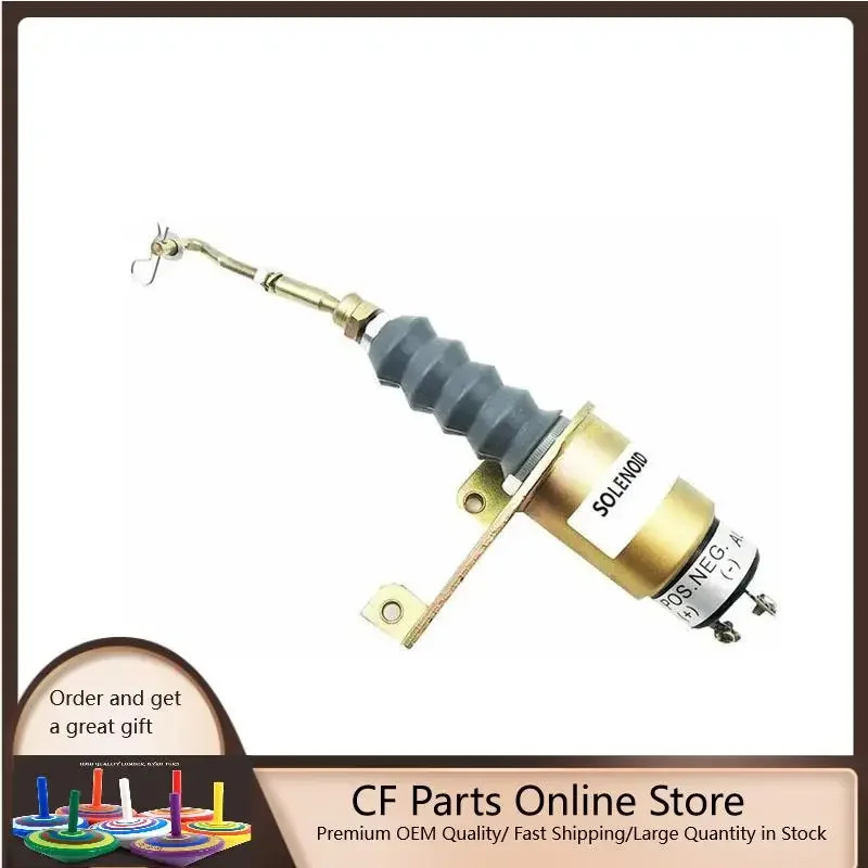 Stop Solenoid 7027300 3740055 0250069 75366GT for JLG Forklift Injection Pump 12V