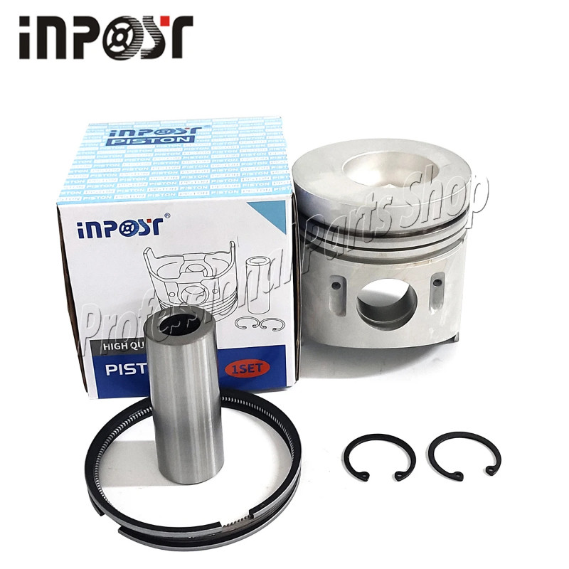 1 set 4D32 STD Piston Kit With Ring For Mitsubishi 4D32 4D32T Engine