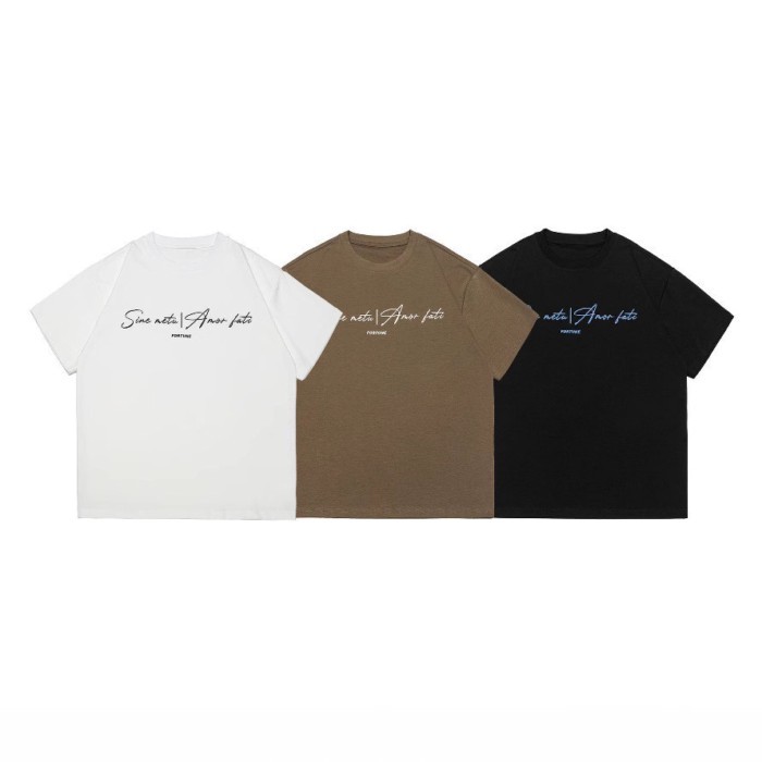 เสื้อยืด แบบวินเทจ ผ้าฝ้าย 100% ไซส์ S-3XL คอกลม  เสื้อยืด เสื้อ riley เสื้อยืด ดำ, ขาว, น้ำตาล,
