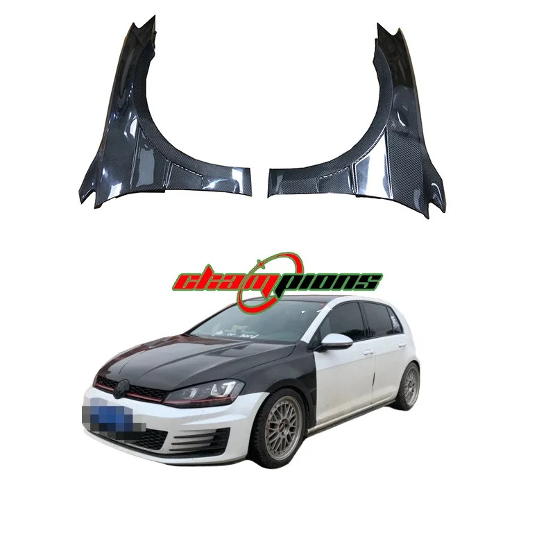 Vw Bora Material Front Fender Stand Carton Box Wholesale Price Carbon Fiber 1 Set for Golf 7 GTI R