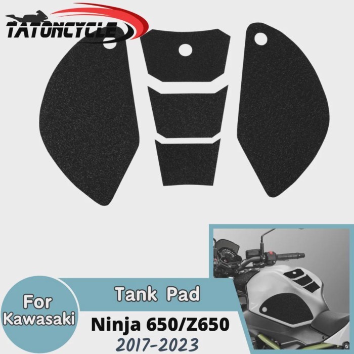 For Ninja Z 650 Gas Tank Protect Sticker Fuel Cap Cover Pad for Kawasaki Ninja650 Z650 2017-2025 20