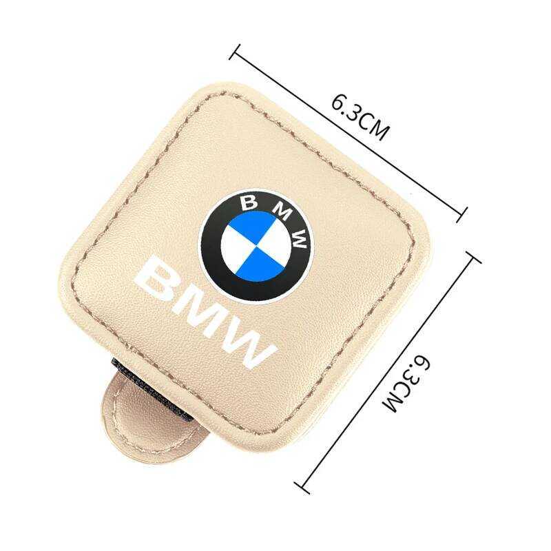 ▥ Leather Car Glasses Clip For BMW E70 E90 G30 G20 G60 G70 X1 X2 X3 X4 X5 X6 X7 Ix1 I5 I7 I8 Au