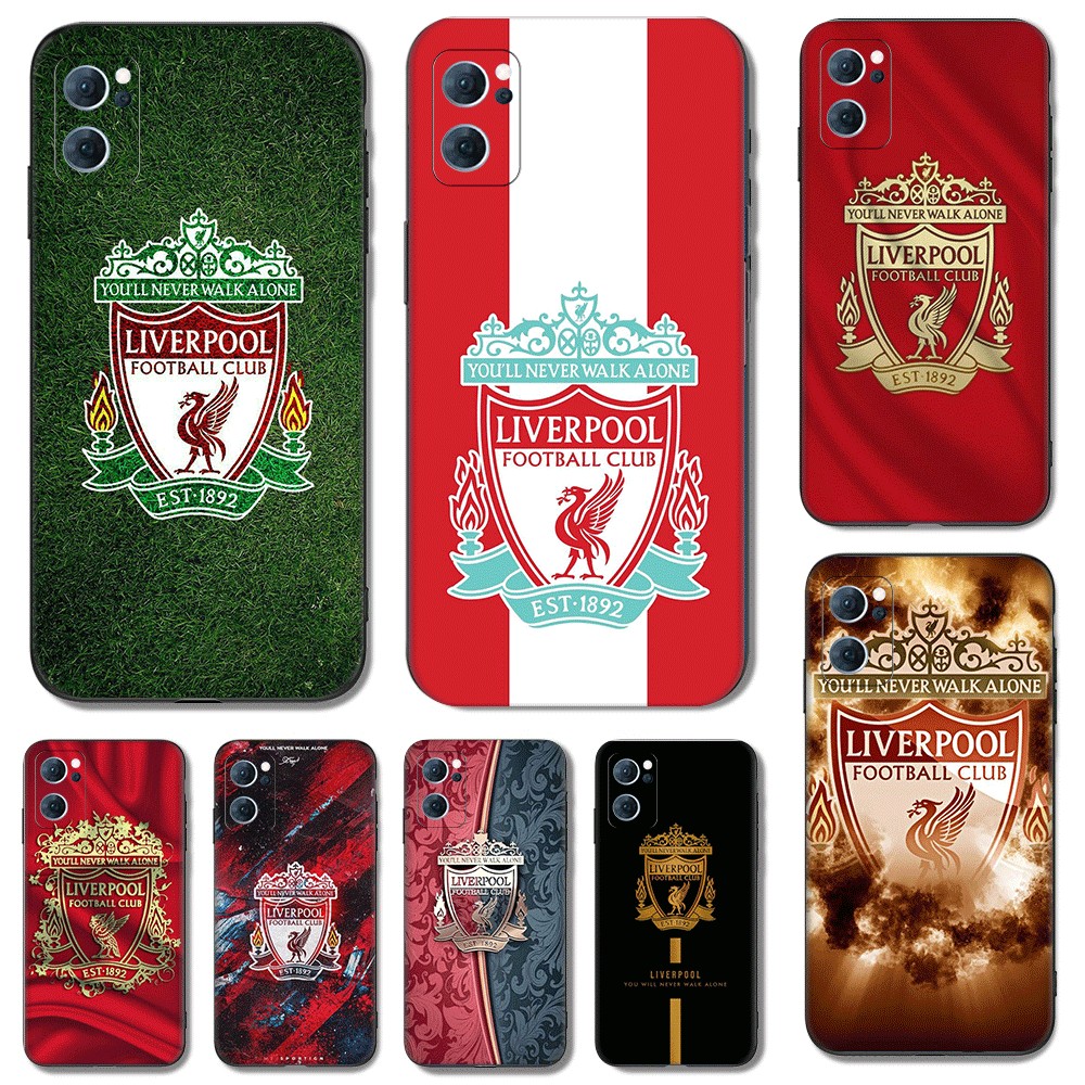 สําหรับ OPPO A80 A83 A1 A91 F15 A92 A72 A52 A92S A93 A94 A95 A96 K12X ความเข้ากันได้TPUเคสโทรศัพท์นุ่มฝาครอบป้องกันลิเวอร์พูลFC A1