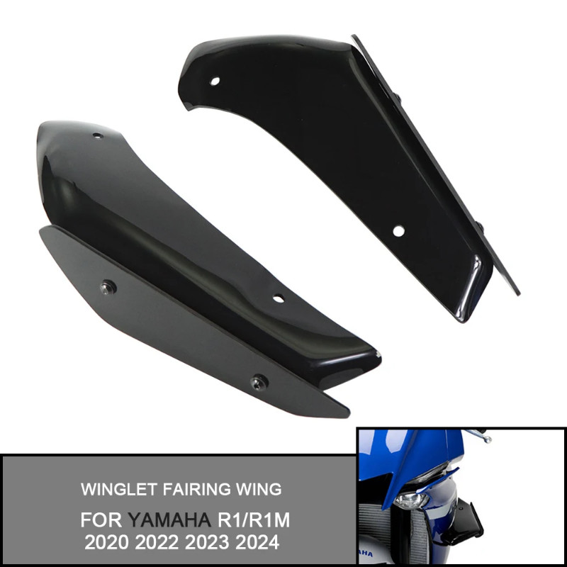 For YAMAHA R1 R1M 2020 2022 2023 2024 Winglet Fairing Motorcycle Fairing Side Winglet Aerodynamic K