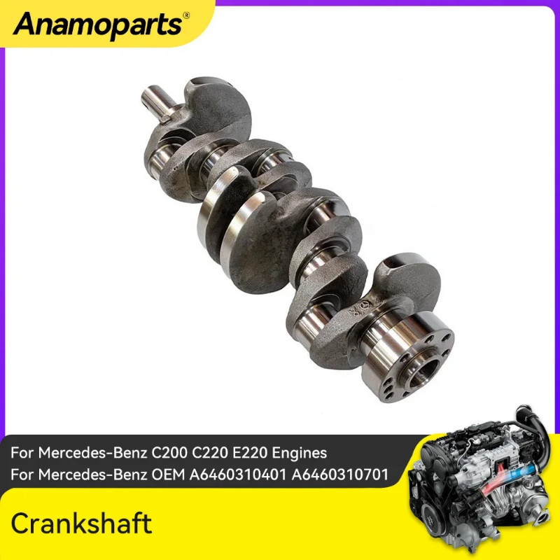 Engine Part Crankshaft Fit 2.2 L L4 Diesel For Mercedes-Benz C200 C220 E220 Sprinter Vito OM646 OM6