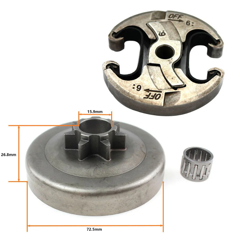 Clutch Drum Chain Spur For RedMax GZ500 Jonsered 2150 CS2147 CS2150 CS2152 CS2153 CS2245 CS2245S CS