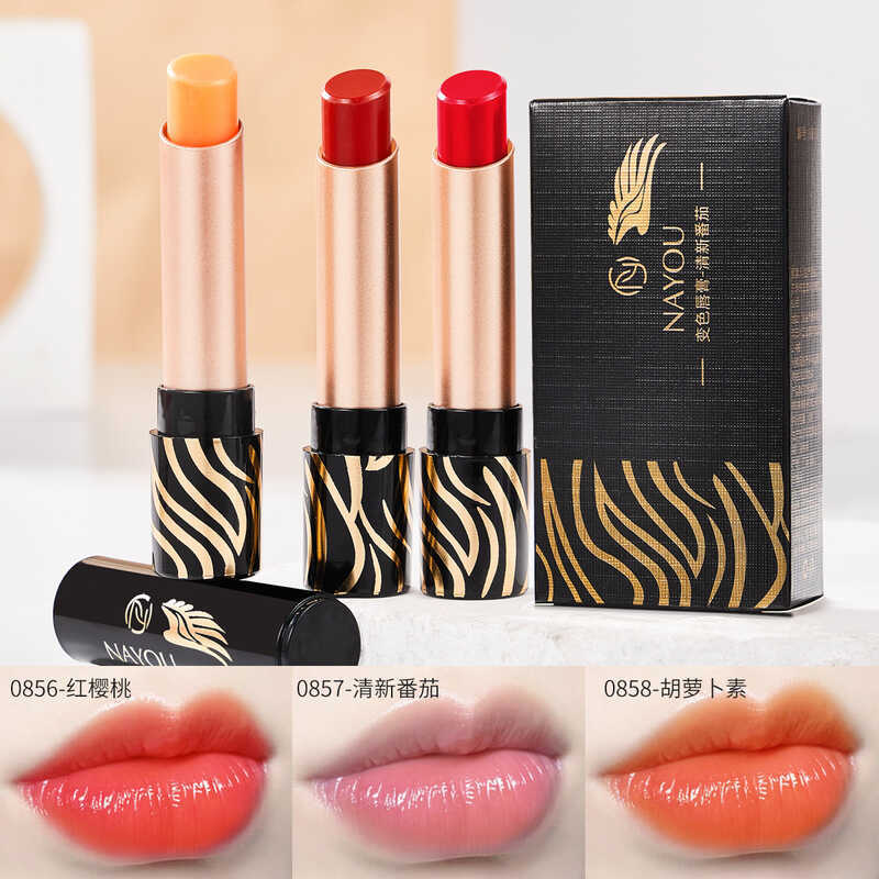 NAYOU Carotene Temperature Change Lip Balm Thousand People Thousand Colours Moisturizing Moisturizin