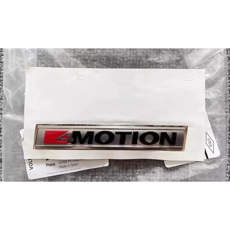 4MOTION Rear Emblem for Volkswagen Tiguan Multivan T5 T6