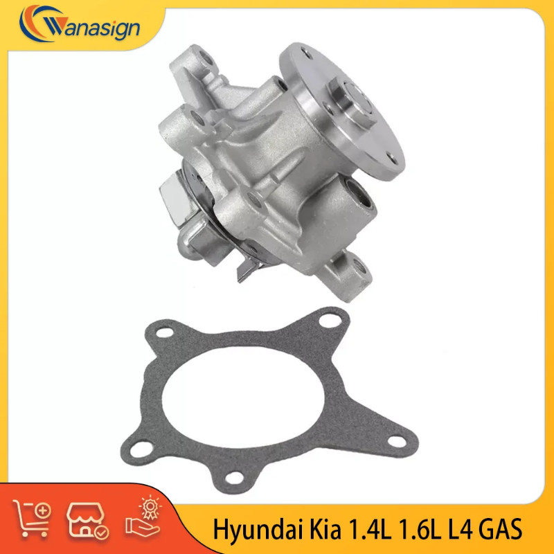 AUTO ENGINE PARTS Water Pump FIT For Hyundai Kia 1.4L 1.6L L4 GAS 1.4 1.6 L T G4FA G4FC G4FG G4FJ G