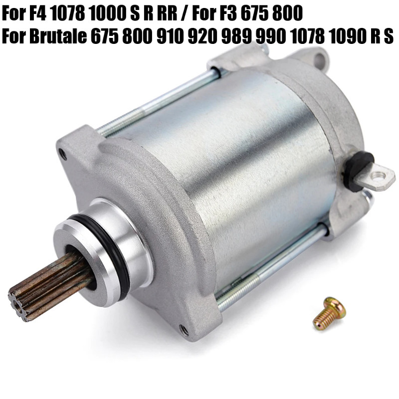 Starter Motor For MV Agusta Brutale 675 800 910 S R 920 989 990 1090 R 1090 RR Rivale Stradale F3 F