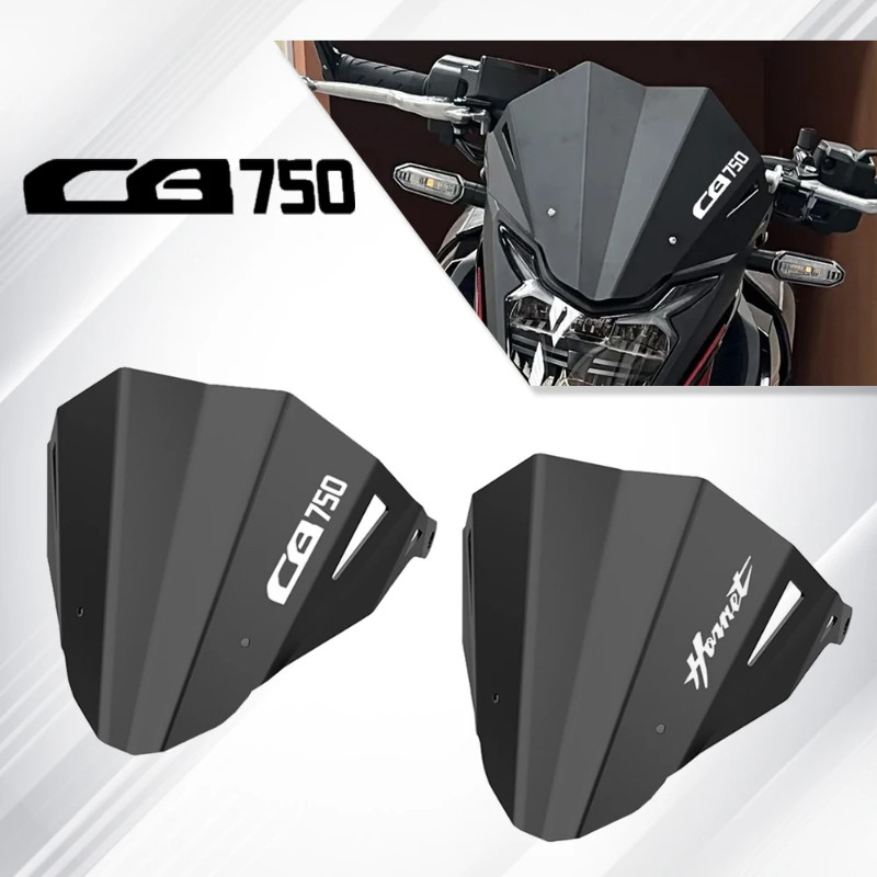 New Black Windshield Windscreen For Honda CB750 HORNET CB 750 Hornet 2023 2024 2025 CB750 Motorcycl