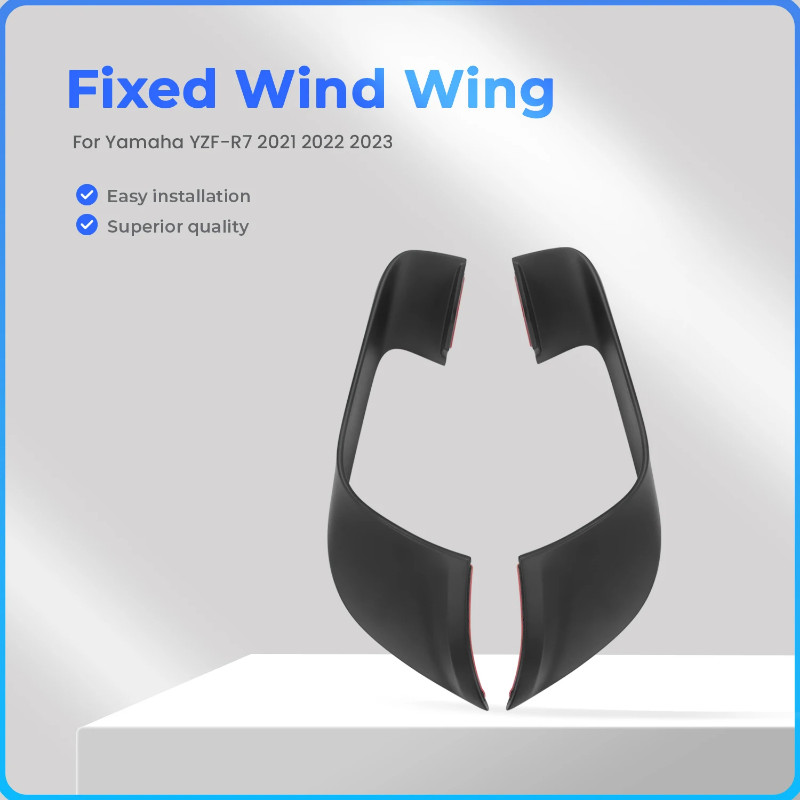 New Fixed Wind Wing for Yamaha YZF-R7 YZF R7 R 7 2021 2022 2023 Motorcycle Aerodynamic Winglets Win