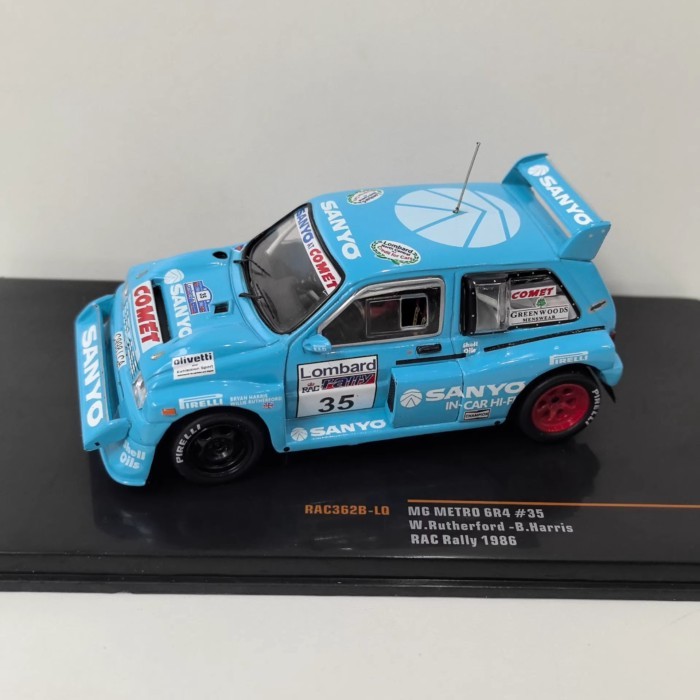 Out of Print Car รุ่น IXO 1: 43 MG METRO 6R4 #35 1986 Master Racing Model Alloy 2C Out of Print Mode