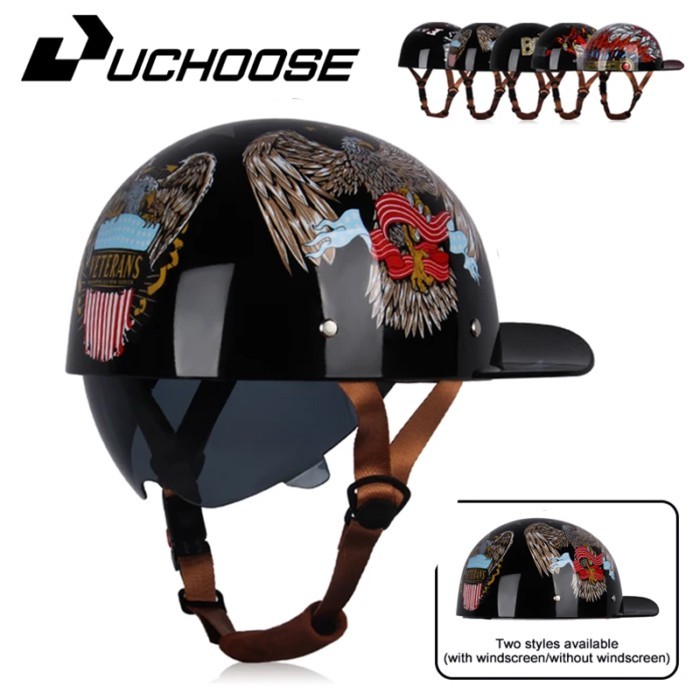 Uchoose Construction Safety Helmet Built In Goggles For Engineer ABS Hard Hat Industrial Work Cap H