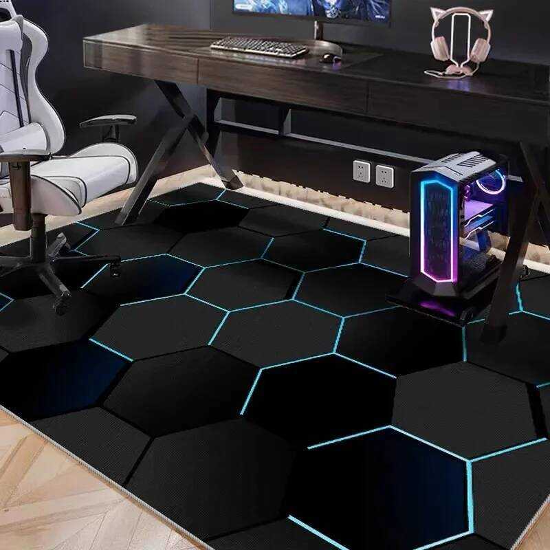 C VIKAMA Esports Room Carpets, Soundproof Esports C Or Mats, Living Room, Bedroom And Office Carpet