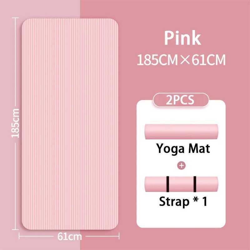 C 8Mm R Yoga Mat Anti Slip Thickened Style For Beginners, Home Yoga Mat For Sports, Dance, Fitness