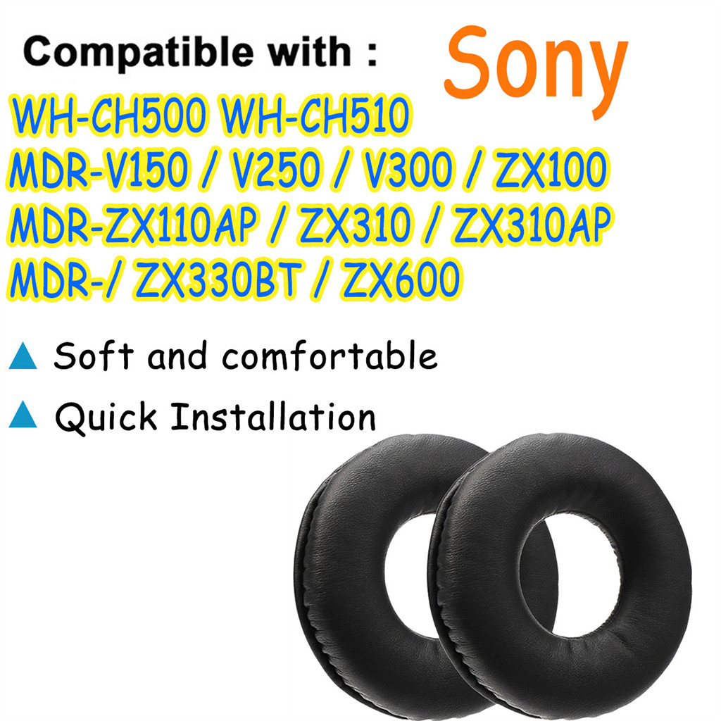 สําหรับ Sony WH-CH500 WH-CH510 MDR-V150 V250 V300 ZX100 ZX110AP ZX310AP ZX330BT ZX600 เปลี่ยนแผ่นรอง