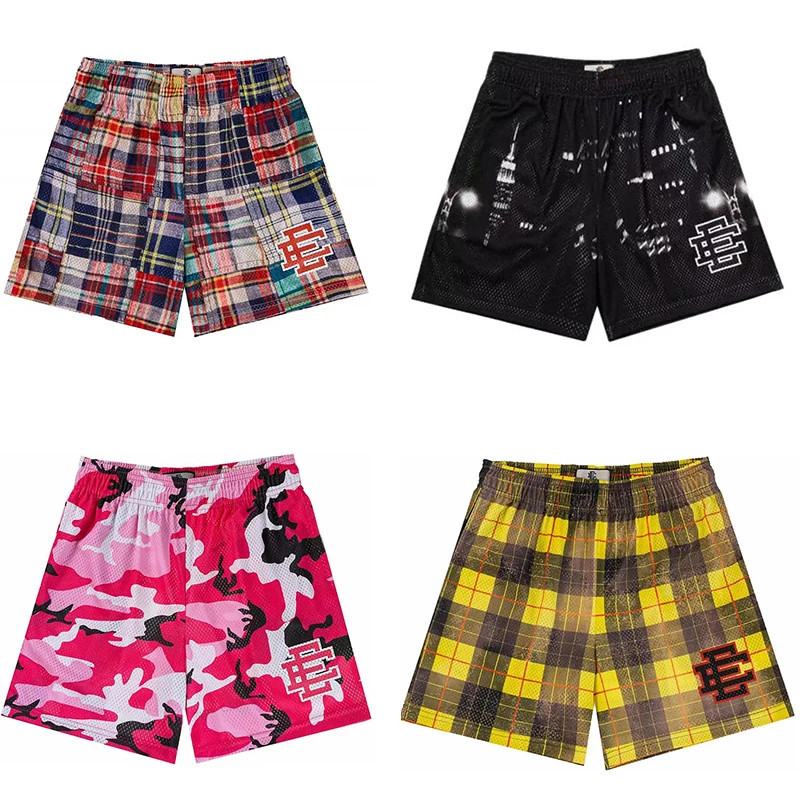 Eric Emanuel EE Basic Shorts กางเกงขาสั้นลําลองผู้ชายใหม่กางเกงกีฬาออกกําลังกายฤดูร้อนยิมออกกําลังกา