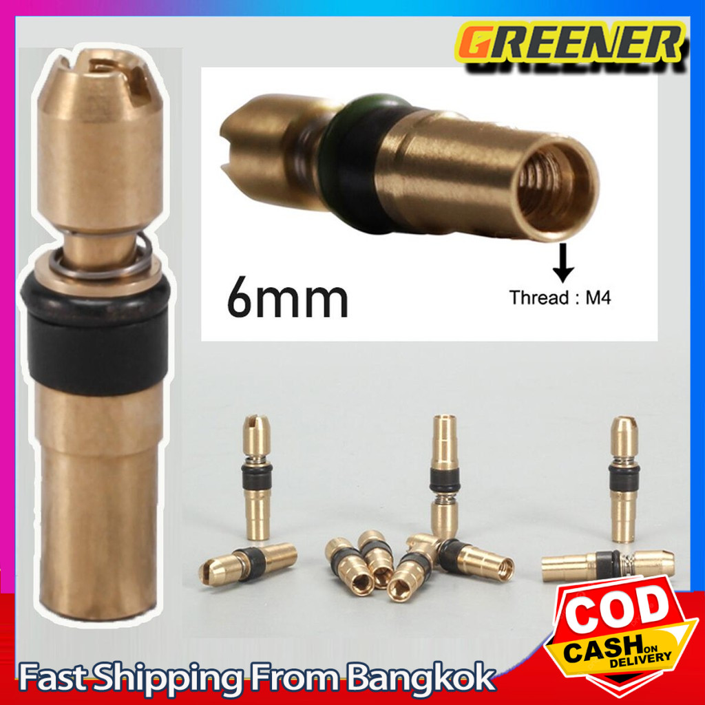 Greener อะไหล่แกนสูบแรงดันสูง จำนวน 2 ชิ้น ขนาด 6 มิล